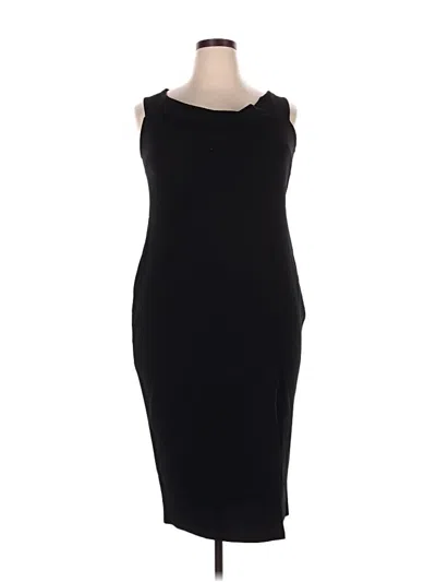 Pre-owned Boohoo Cocktail Dress In Black