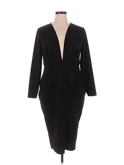 Pre-owned Boohoo Cocktail Dress In Black