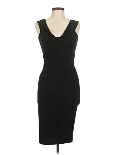 Pre-owned Boohoo Cocktail Dress In Black