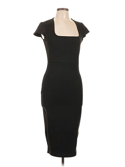 Pre-owned Boohoo Cocktail Dress In Black