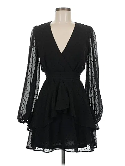 Pre-owned Boohoo Cocktail Dress In Black