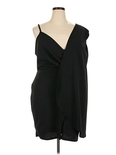 Pre-owned Boohoo Cocktail Dress In Black