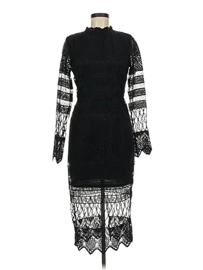 Pre-owned Boohoo Cocktail Dress In Black