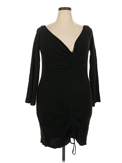 Pre-owned Boohoo Cocktail Dress In Black