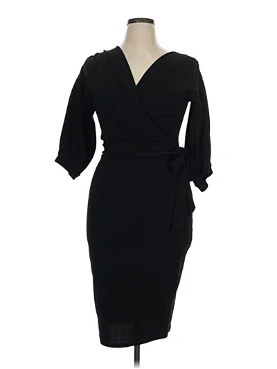 Pre-owned Boohoo Cocktail Dress In Black