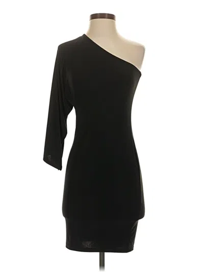 Pre-owned Boohoo Cocktail Dress In Black