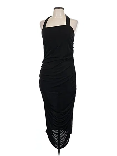 Pre-owned Boohoo Cocktail Dress In Black