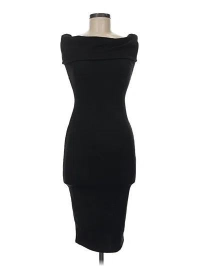 Pre-owned Boohoo Cocktail Dress In Black