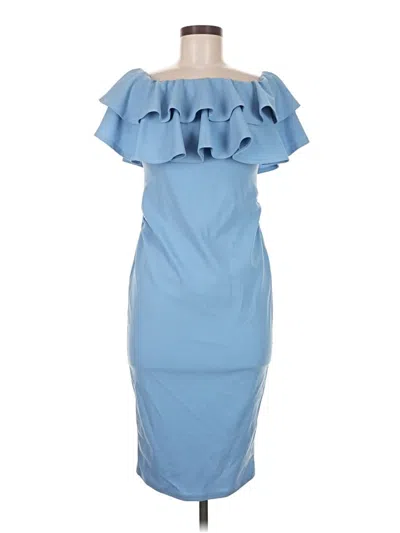 Pre-owned Boohoo Cocktail Dress In Blue