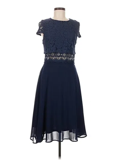 Pre-owned Boohoo Cocktail Dress In Blue