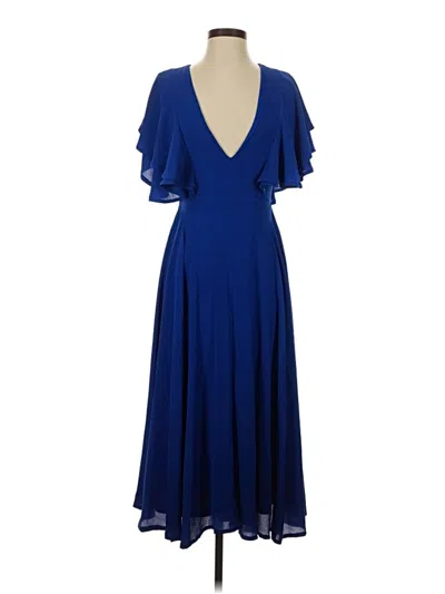 Pre-owned Boohoo Cocktail Dress In Blue