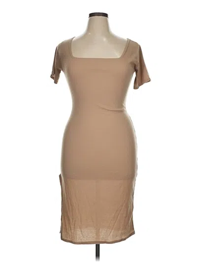 Pre-owned Boohoo Cocktail Dress In Brown