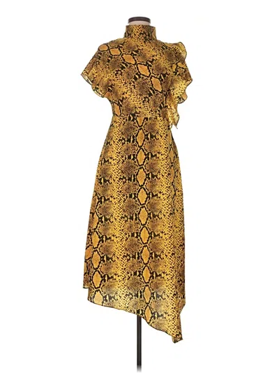 Pre-owned Boohoo Cocktail Dress In Gold