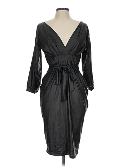 Boohoo Cocktail Dress In Gray