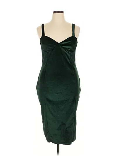 Pre-owned Boohoo Cocktail Dress In Green