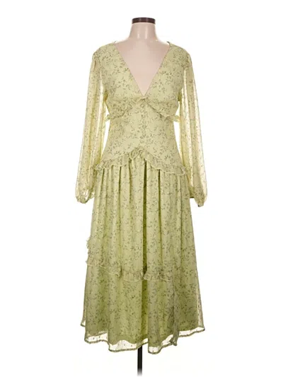 Boohoo Cocktail Dress In Green