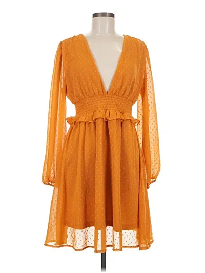 Pre-owned Boohoo Cocktail Dress In Orange