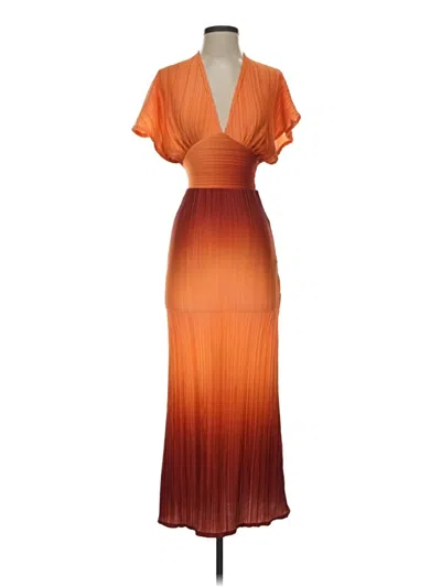 Pre-owned Boohoo Cocktail Dress In Orange