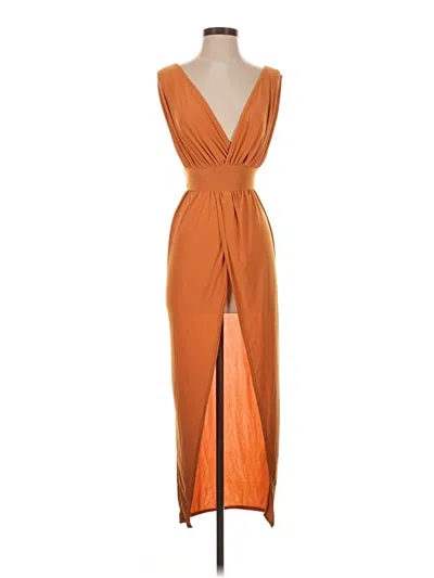 Boohoo Cocktail Dress In Orange