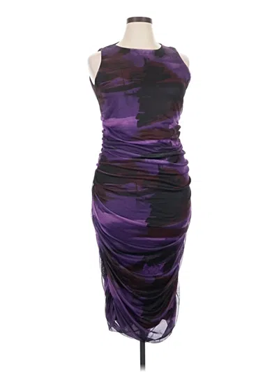 Pre-owned Boohoo Cocktail Dress In Purple