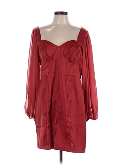 Pre-owned Boohoo Cocktail Dress In Red