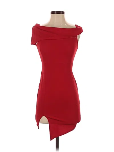 Pre-owned Boohoo Cocktail Dress In Red