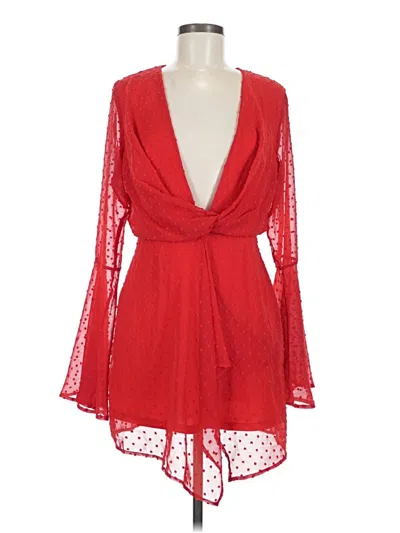 Pre-owned Boohoo Cocktail Dress In Red