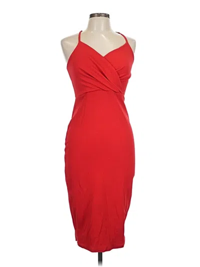 Pre-owned Boohoo Cocktail Dress In Red