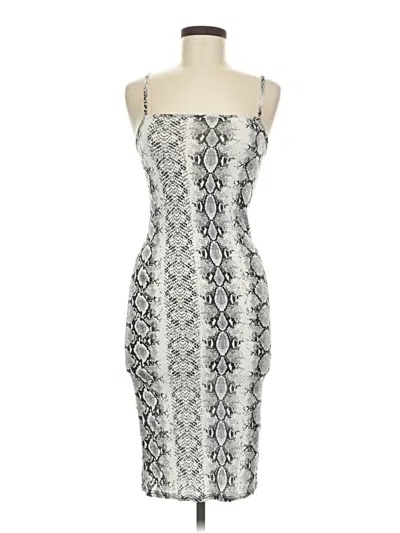 Pre-owned Boohoo Cocktail Dress In Silver
