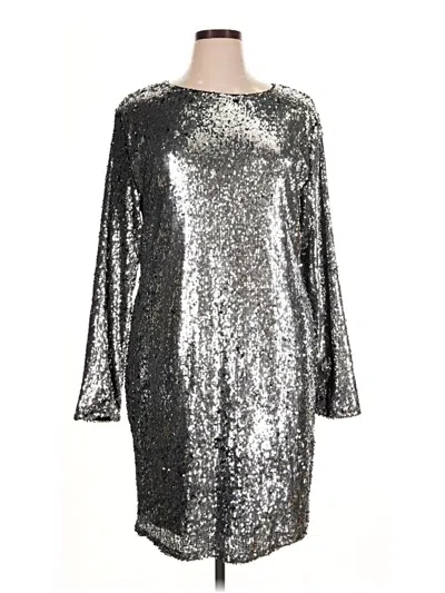 Pre-owned Boohoo Cocktail Dress In Silver