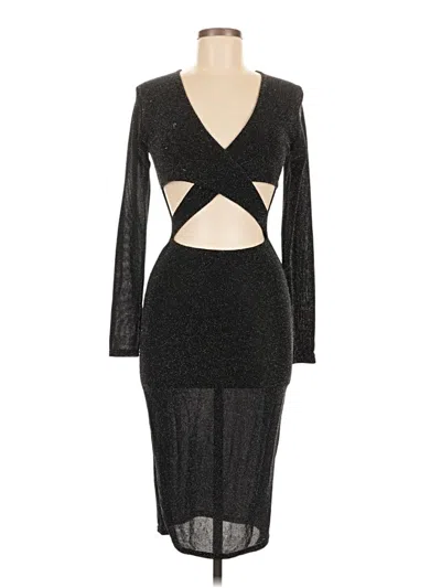 Boohoo Cocktail Dress In Silver