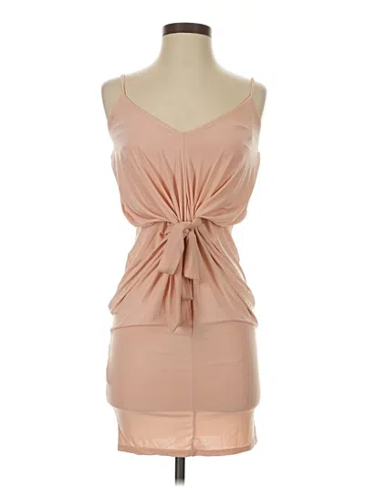 Boohoo Cocktail Dress In Tan