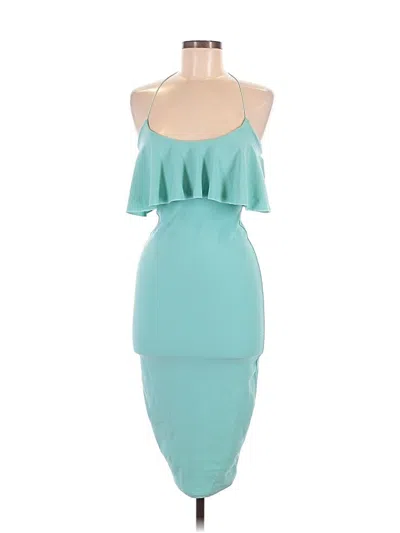 Pre-owned Boohoo Cocktail Dress In Teal