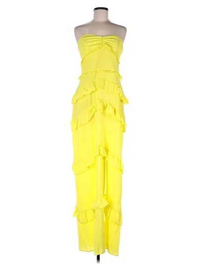 Pre-owned Boohoo Cocktail Dress In Yellow