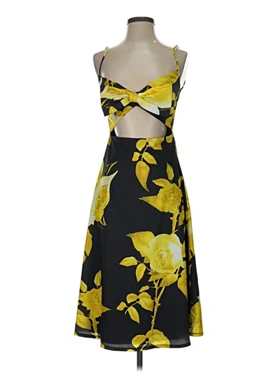 Pre-owned Boohoo Cocktail Dress In Yellow