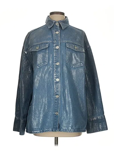 Pre-owned Boohoo Denim Jacket In Blue