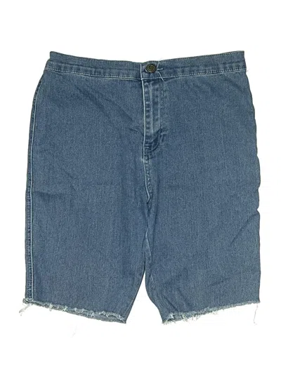 Pre-owned Boohoo Denim Shorts In Blue