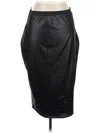 Boohoo Faux Leather Skirt In Black