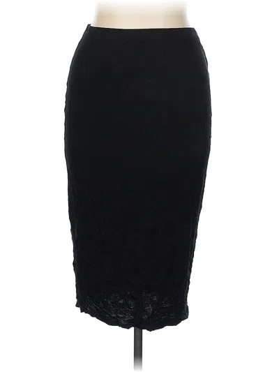 Pre-owned Boohoo Formal Skirt In Black
