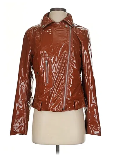 Pre-owned Boohoo Jacket In Brown