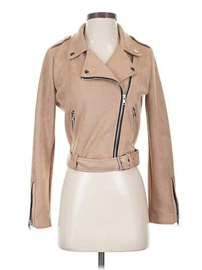 Pre-owned Boohoo Jacket In Tan