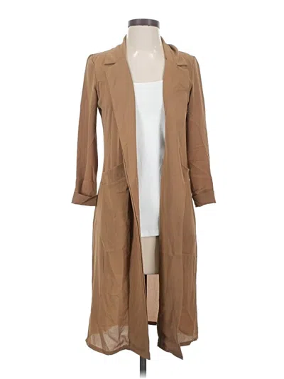 Pre-owned Boohoo Jacket In Tan