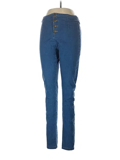 Pre-owned Boohoo Jeggings In Blue