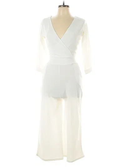 Pre-owned Boohoo Jumpsuit In White