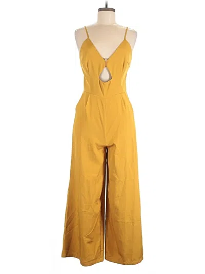 Pre-owned Boohoo Jumpsuit In Yellow