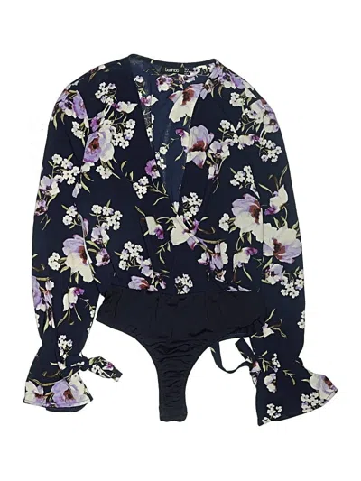 Pre-owned Boohoo Kimono In Blue