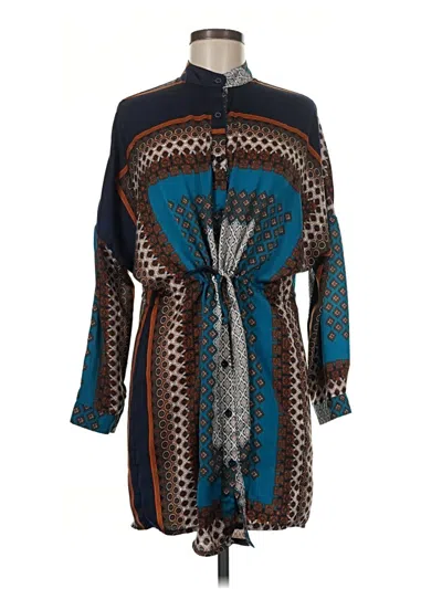 Pre-owned Boohoo Kimono In Blue