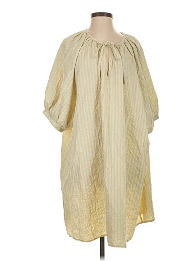 Pre-owned Boohoo Kimono In Gold