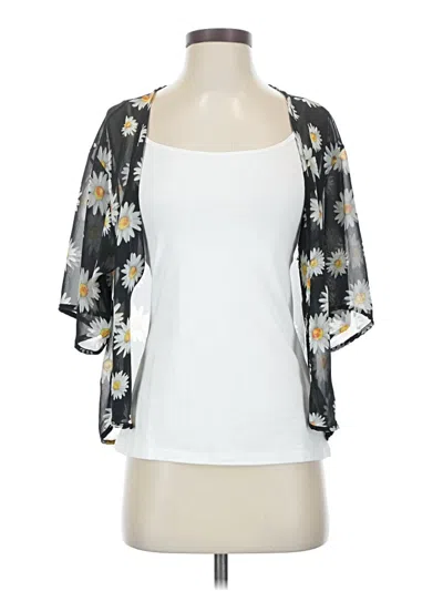 Pre-owned Boohoo Kimono In Gray