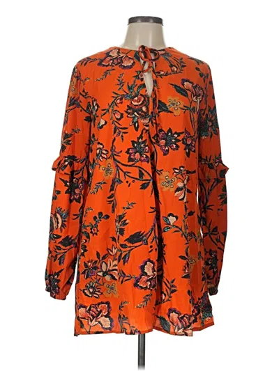Pre-owned Boohoo Kimono In Orange